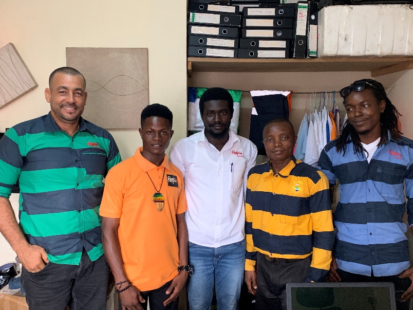 Members of the Octopus Ventures team together at the office