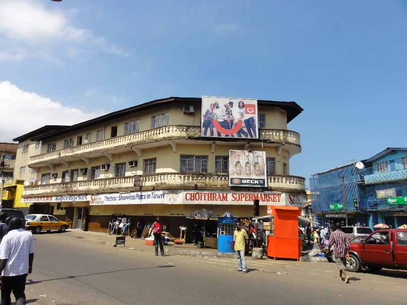 A Choithram supermarket storefront shown in the Octopus Ventures retail network